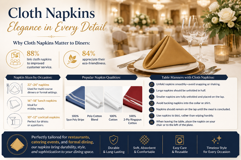 The Importance of Cloth Napkins in the Restaurant Dining Experience